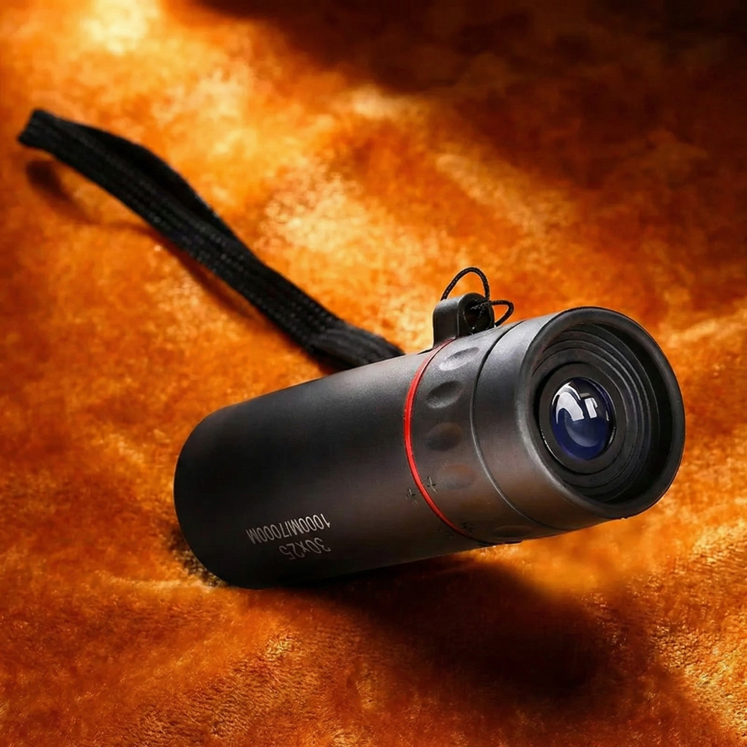 Mini Monocular Telescope 7x Compact Pocket Scope with Carry Pouch & Lens Cloth