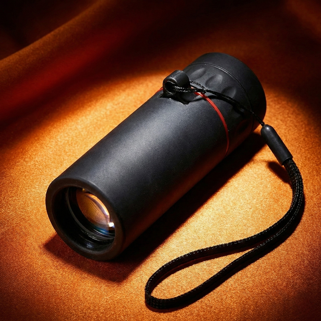 Mini Monocular Telescope 7x Compact Pocket Scope with Carry Pouch & Lens Cloth