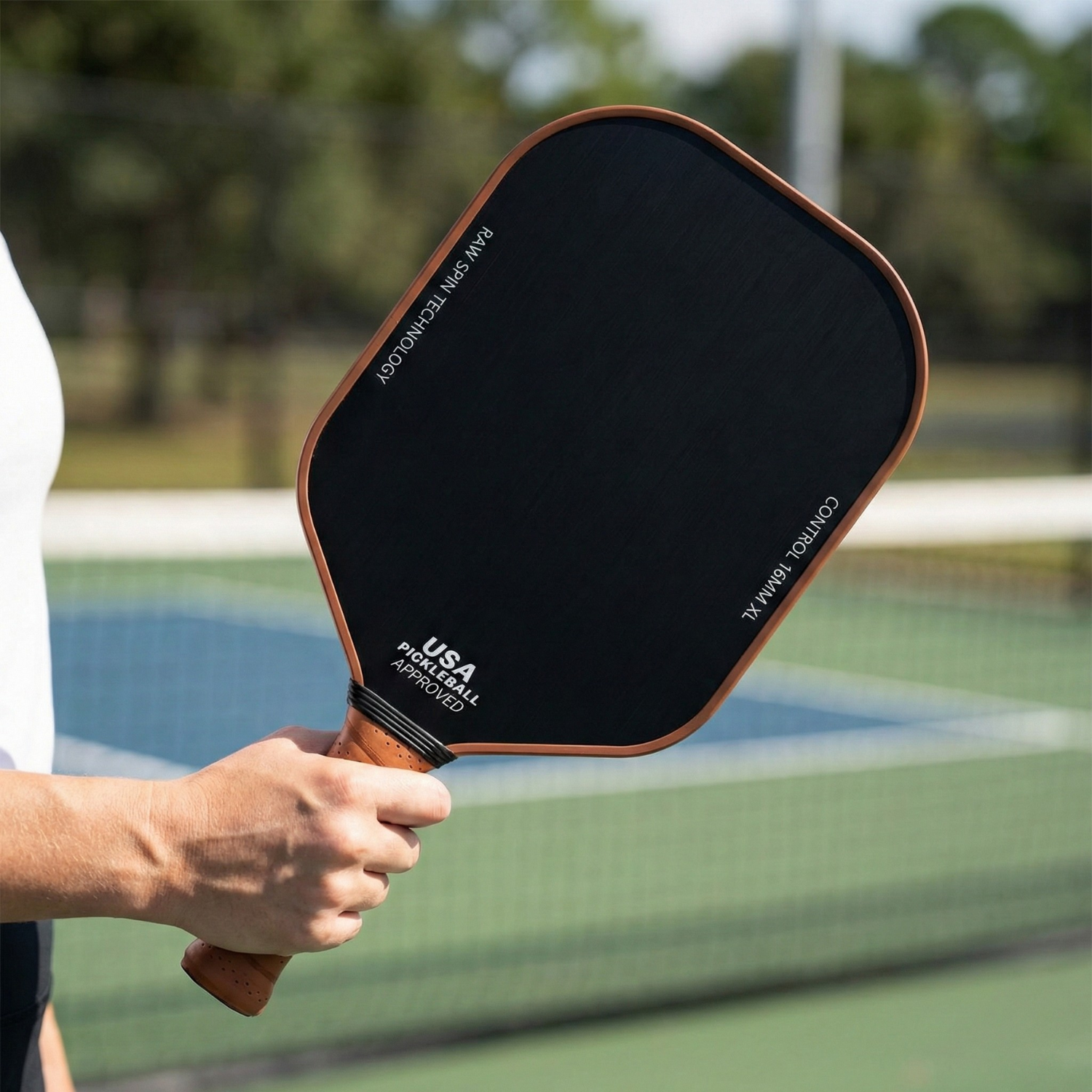 T700 Carbon Fiber Pickleball Paddle 16mm USAPA Approved (Obsidian Control Edition)