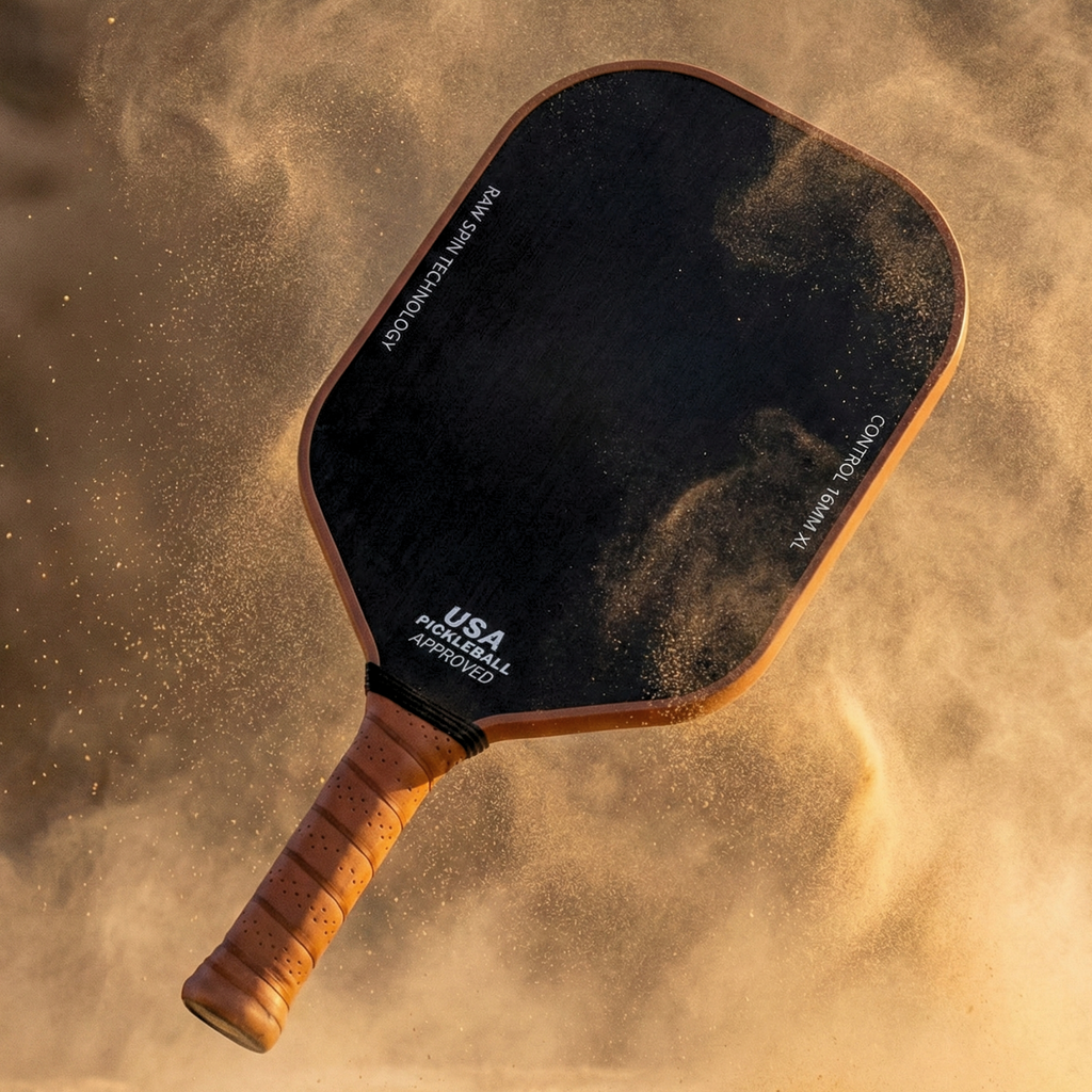 T700 Carbon Fiber Pickleball Paddle 16mm USAPA Approved (Obsidian Control Edition)