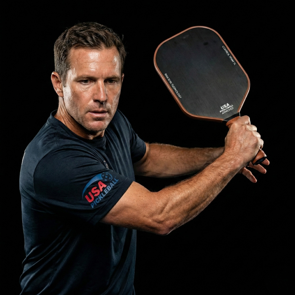 T700 Carbon Fiber Pickleball Paddle 16mm USAPA Approved (Obsidian Control Edition)