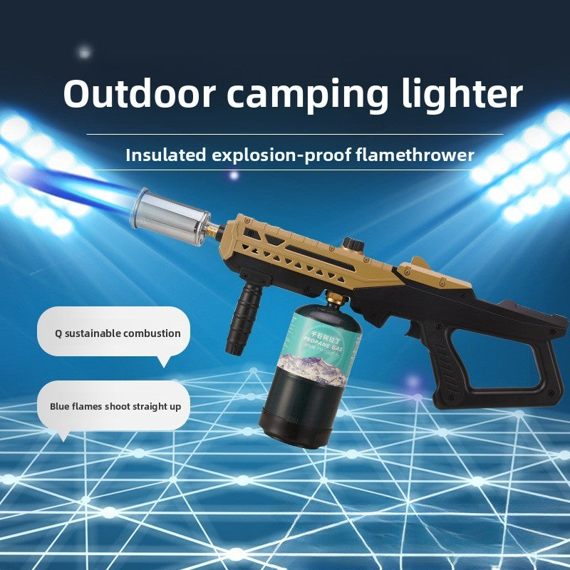Sun Lake Refillable Windproof Butane Flamethrower Lighter