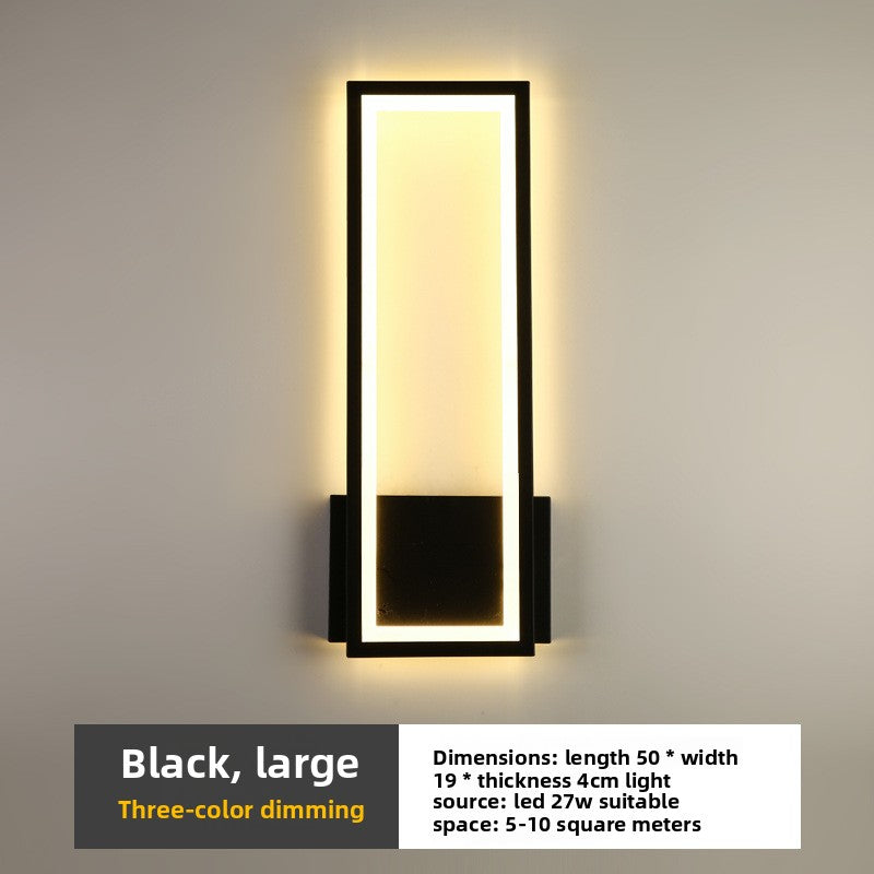 Living room background wall light