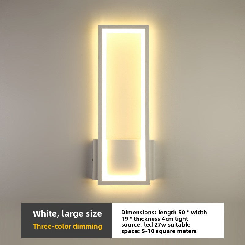 Living room background wall light