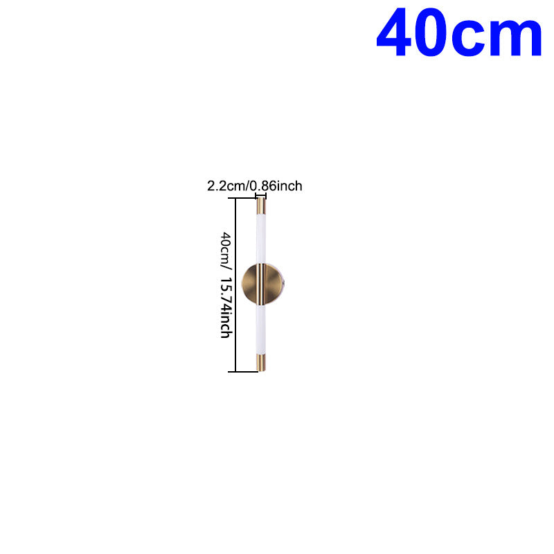 Gold Finish Acrylic LED Wall Lamp
