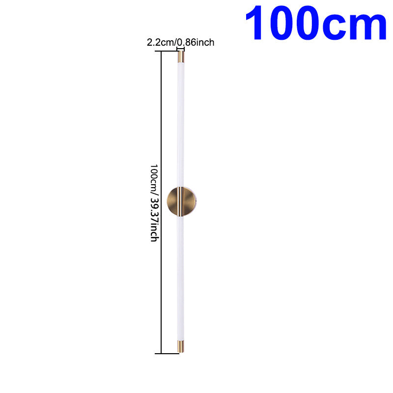 Gold Finish Acrylic LED Wall Lamp