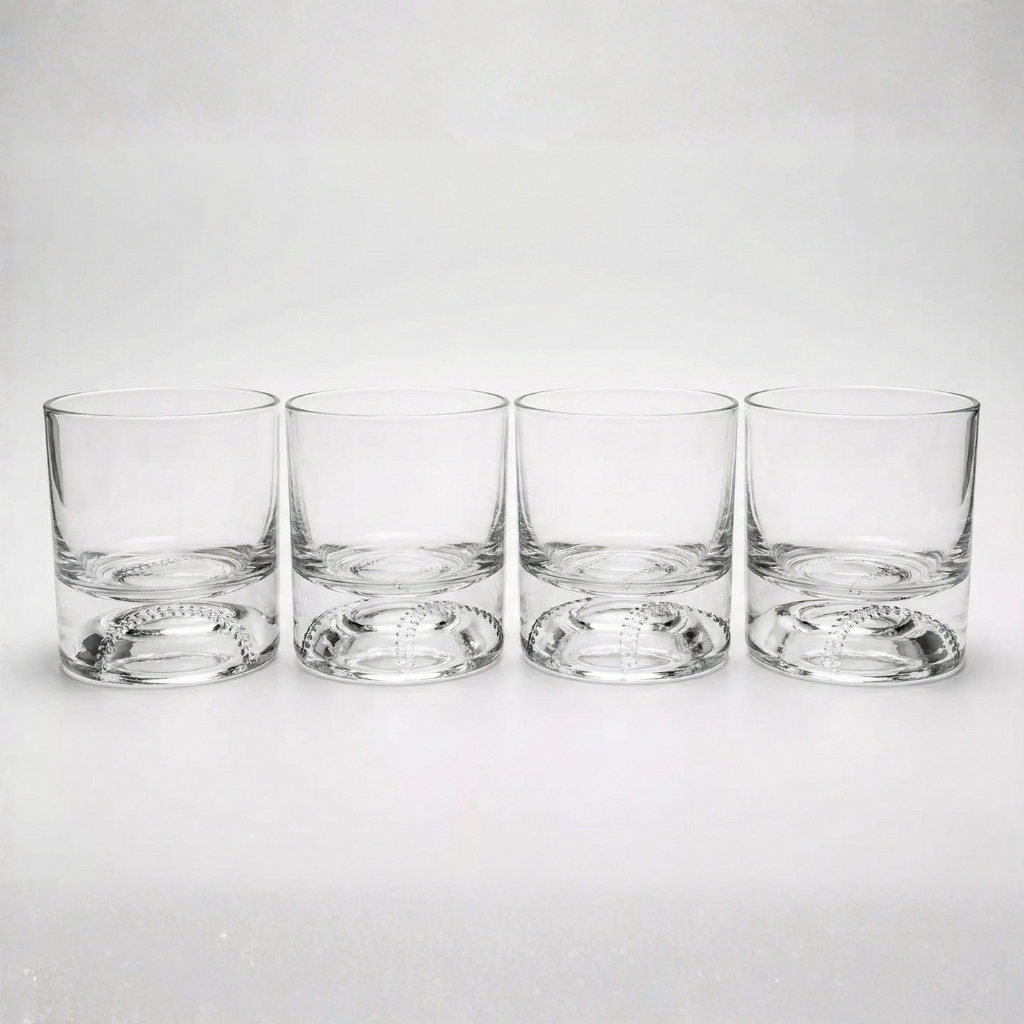 Baseball Bat Whiskey Decanter Set – Luxury Glass Liquor Dispenser with 4 Rocks Glasses