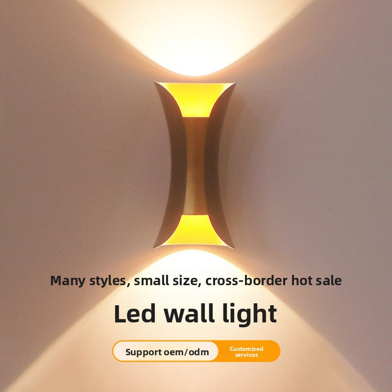 Slim Waterproof Outdoor Indoor Wall Lamp