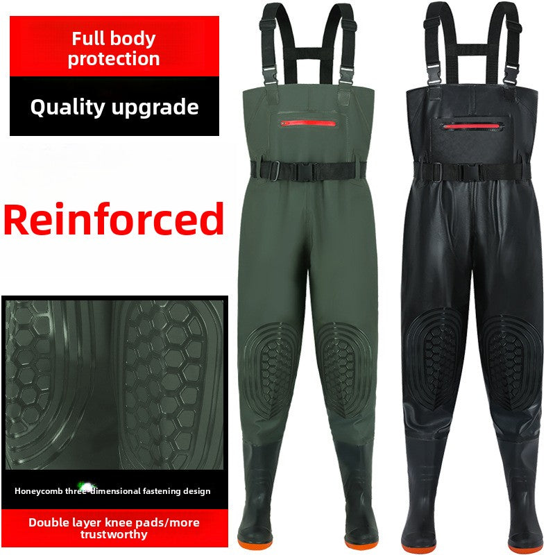 Sun Lake Waterproof Insulated Waders | Non-Slip Fishing Overall Pants