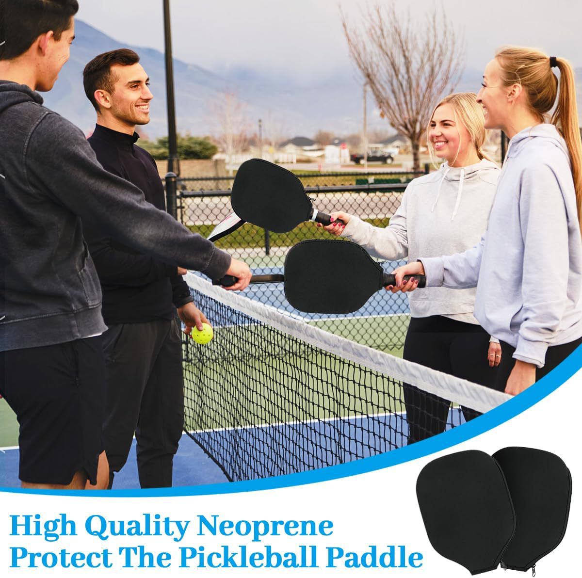 Rubber pickleball sports case