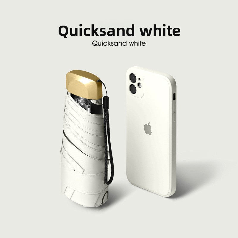 Sun Lake Compact Pocket Sized Folding Umbrella