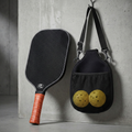 T700 Carbon Fiber Pickleball Paddle Set (16mm) | USAPA Approved + Travel Bag & 2 Balls (Inferno Black)