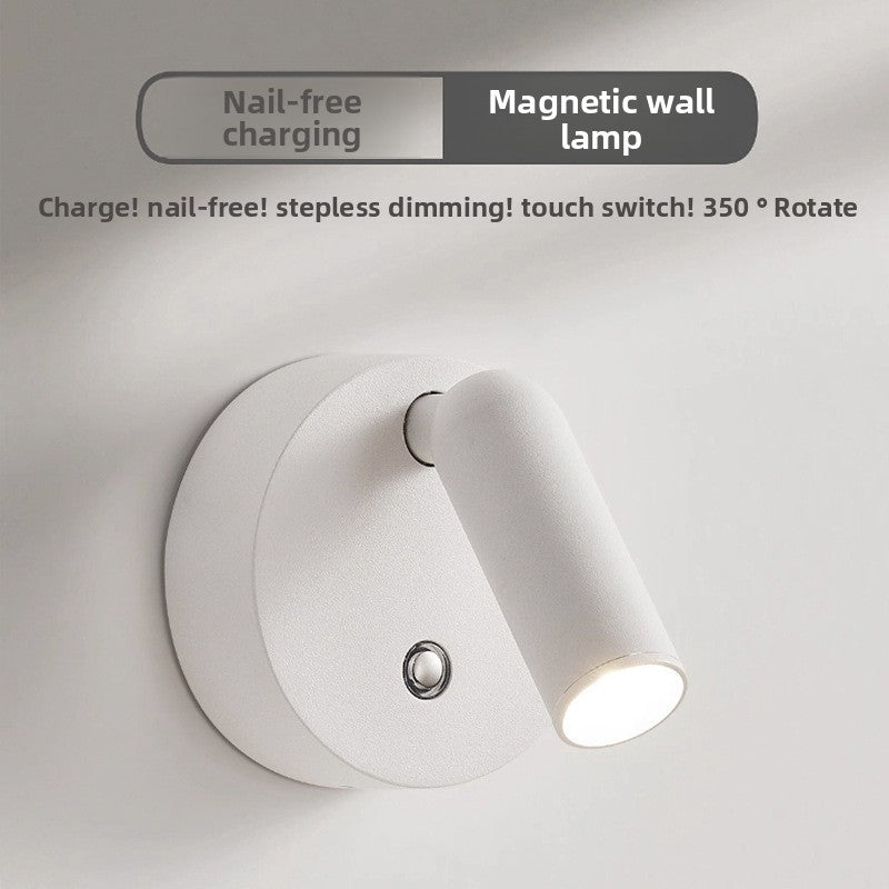 Wiring-free charging wall lamp
