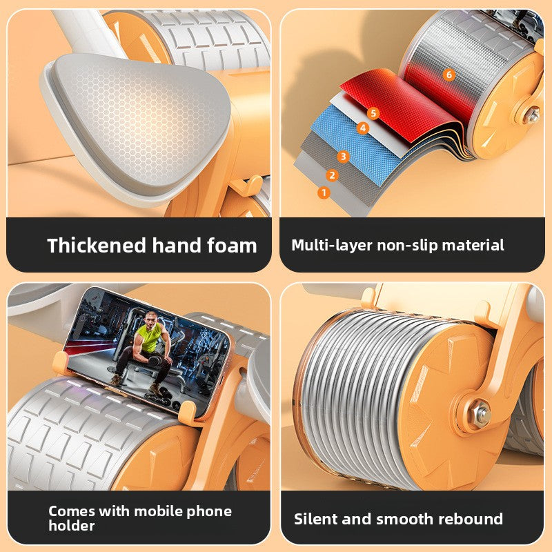 Sun Lake Dual-Wheel Abdominal Exercise Wheel