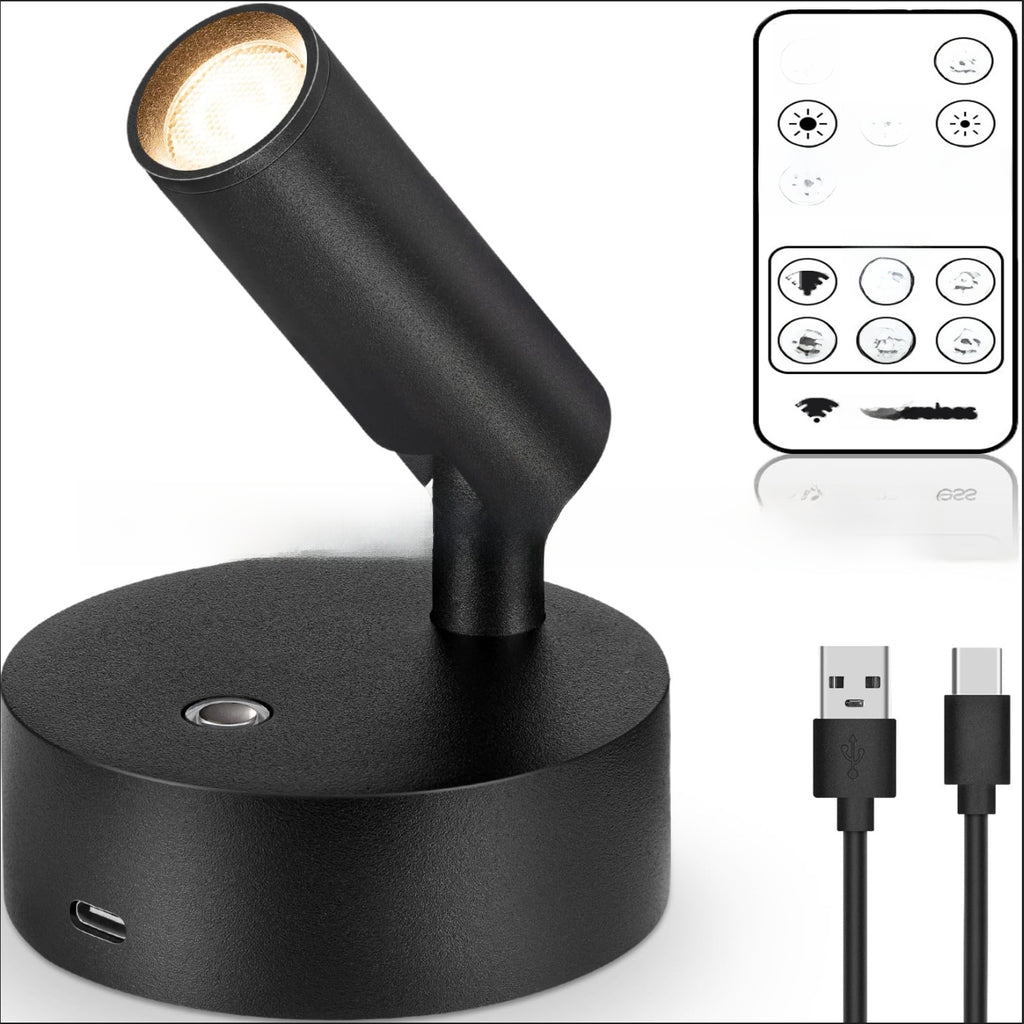 Wiring-free charging wall lamp