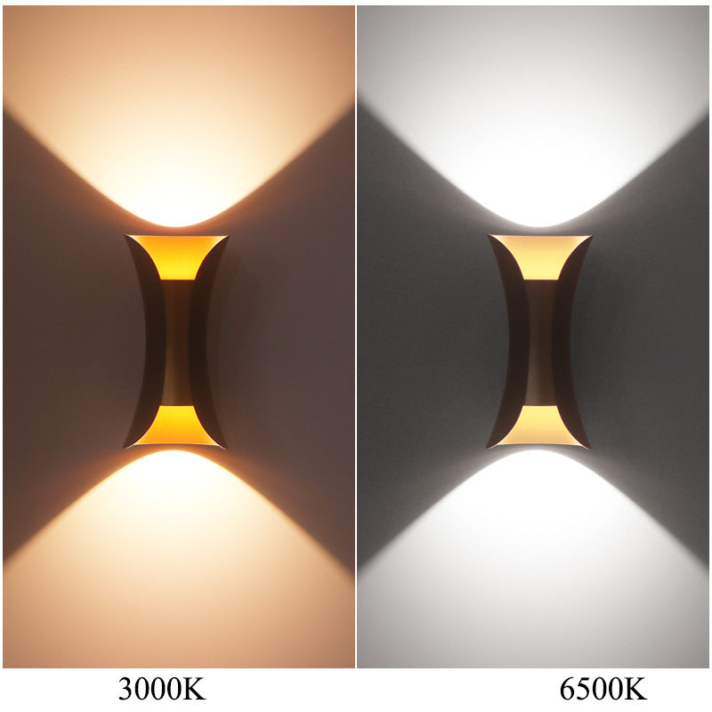 Slim Waterproof Outdoor Indoor Wall Lamp