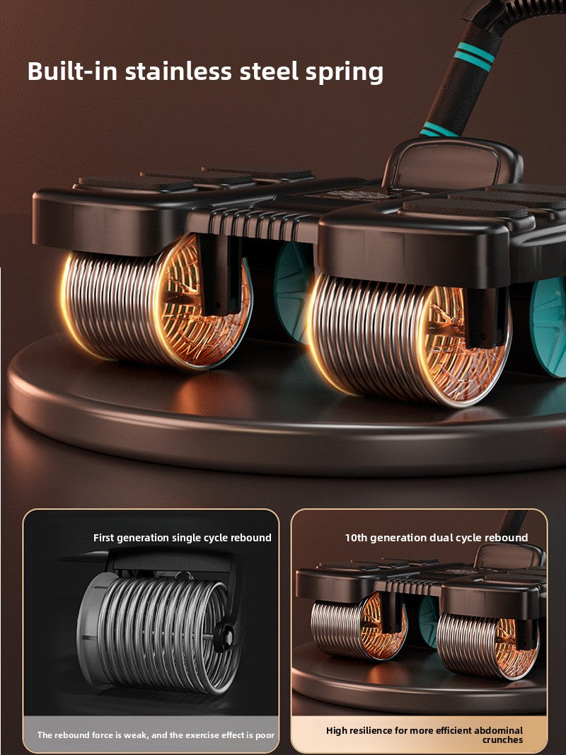 Sun Lake Four-Wheel Automatic Rebound Abdominal Exercise Wheel