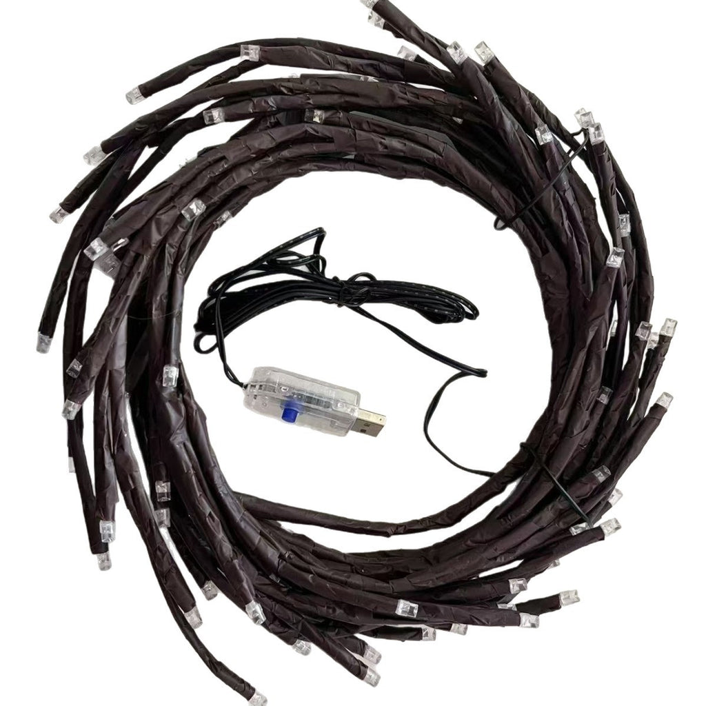 LED Branch Rattan Light String with Remote Control