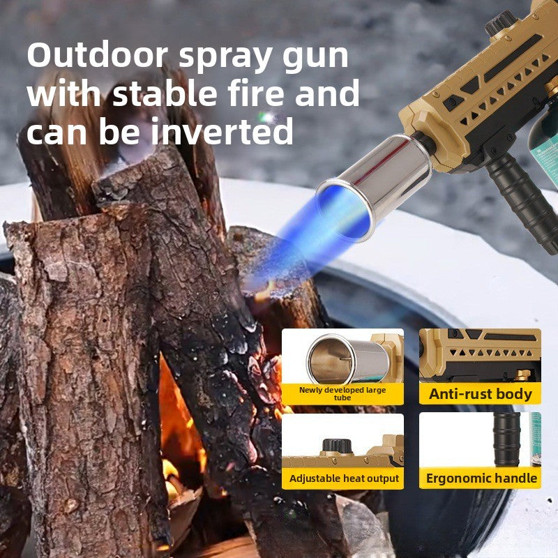 Sun Lake Refillable Windproof Butane Flamethrower Lighter