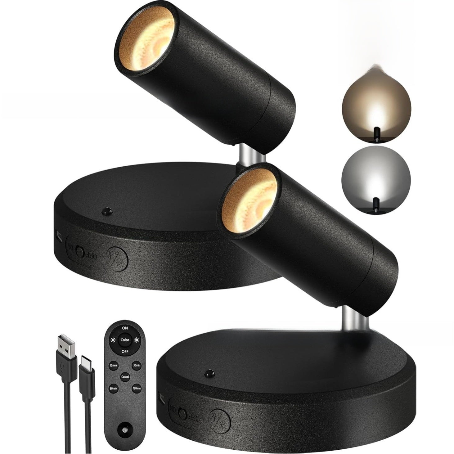 Wiring-free charging wall lamp