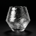 Hand-Blown Japanese Hammered Whiskey Glass – Glass Rock Tumbler for Bourbon, Scotch & Cocktails