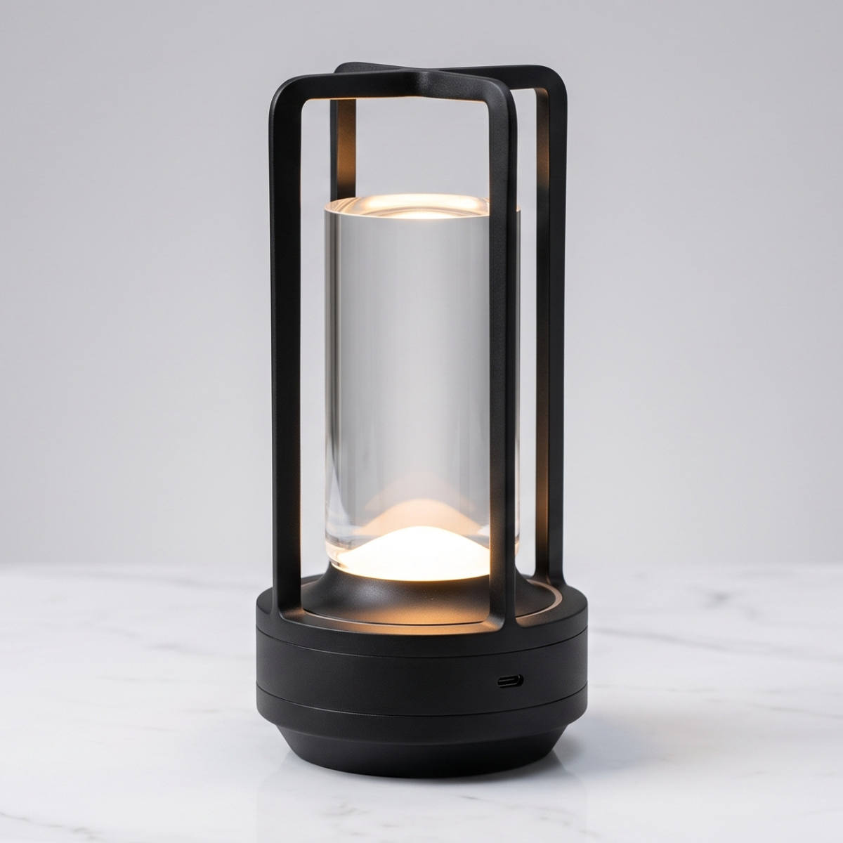 Rechargeable LED Lantern Table Lamp Dimming Touch Control 3-Color