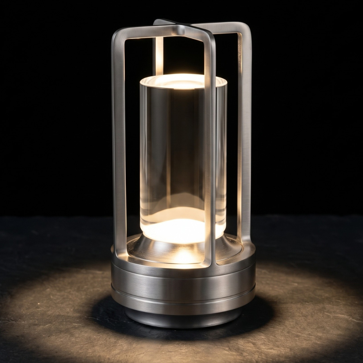 Rechargeable LED Lantern Table Lamp Dimming Touch Control 3-Color