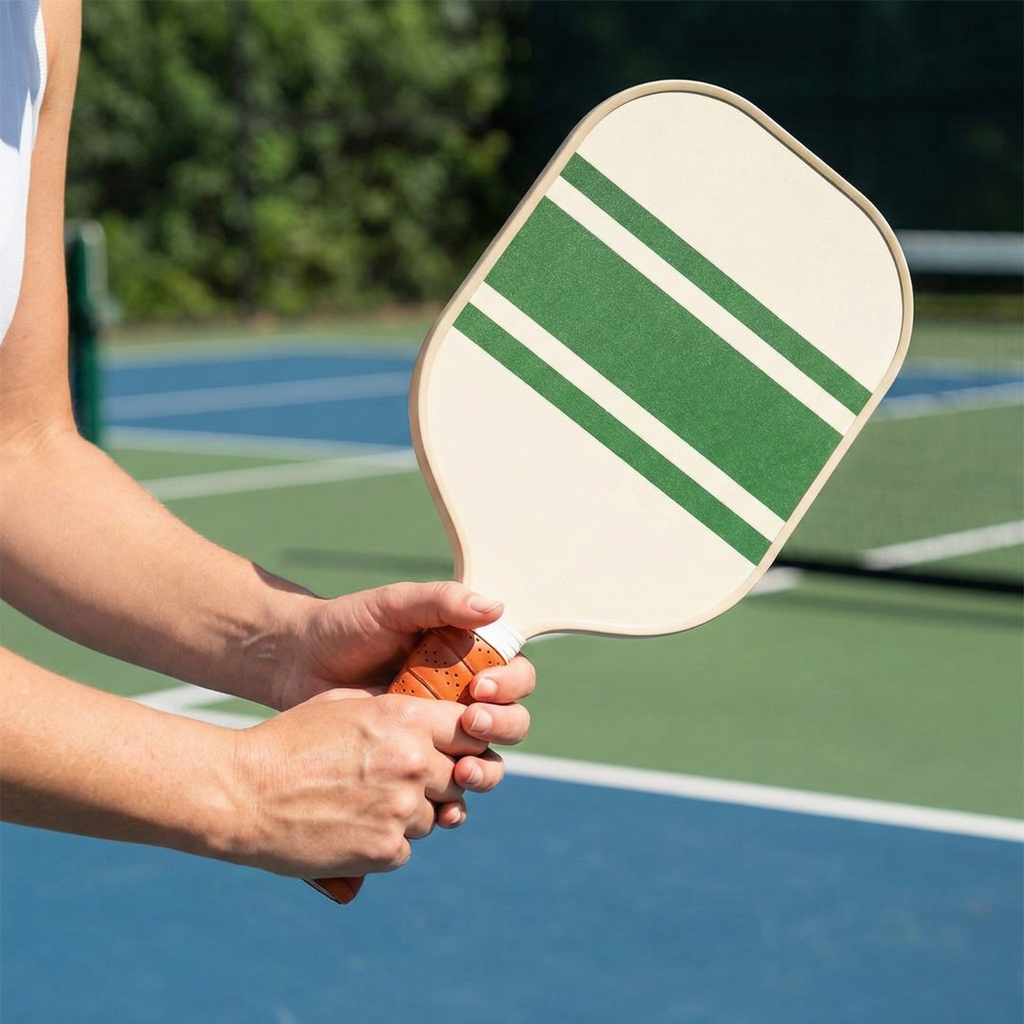 Heritage Edition Fiberglass Pickleball Paddle Set with Carry Bag & 4 Balls - Lightweight Matte Finish Training + Recreational Kit