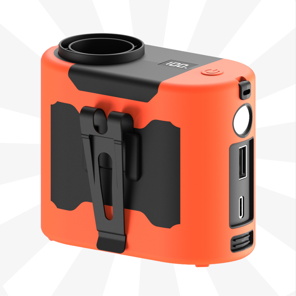 Hands-Free Waist Fan Power Bank with USB Charging 10,000mAh & 20,000mAh Portable Cooling Fan