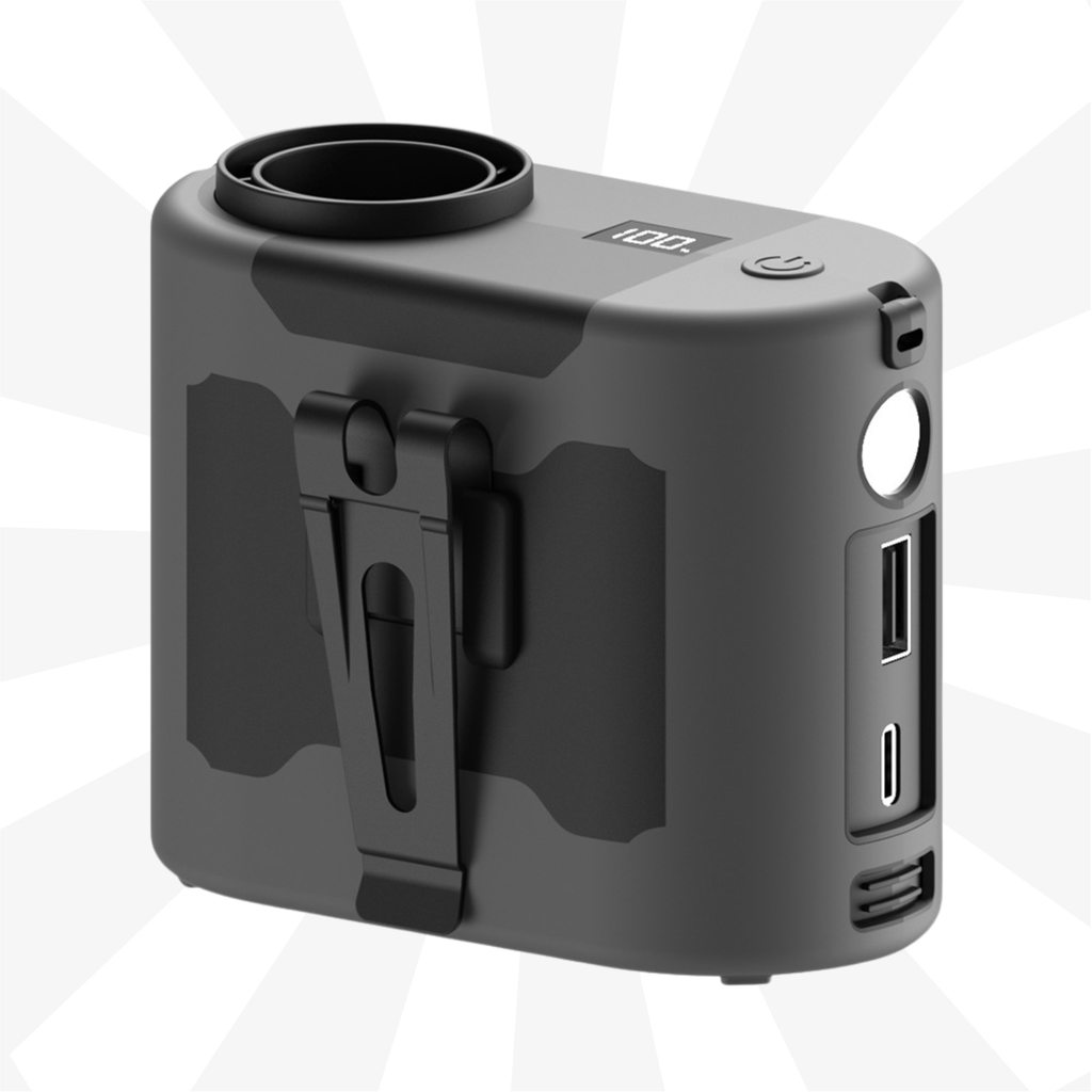 Hands-Free Waist Fan Power Bank with USB Charging 10,000mAh & 20,000mAh Portable Cooling Fan