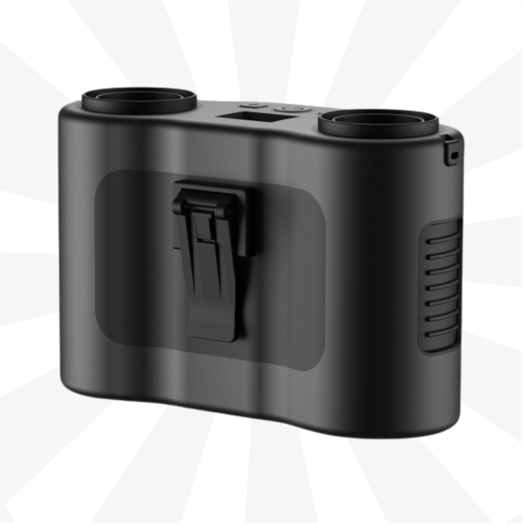 Hands-Free Waist Fan Power Bank with USB Charging 10,000mAh & 20,000mAh Portable Cooling Fan