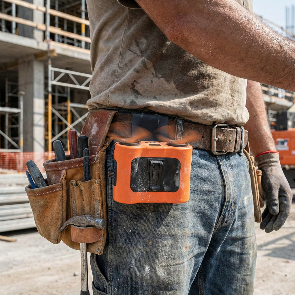 Hands-Free Waist Fan Power Bank with USB Charging 10,000mAh & 20,000mAh Portable Cooling Fan