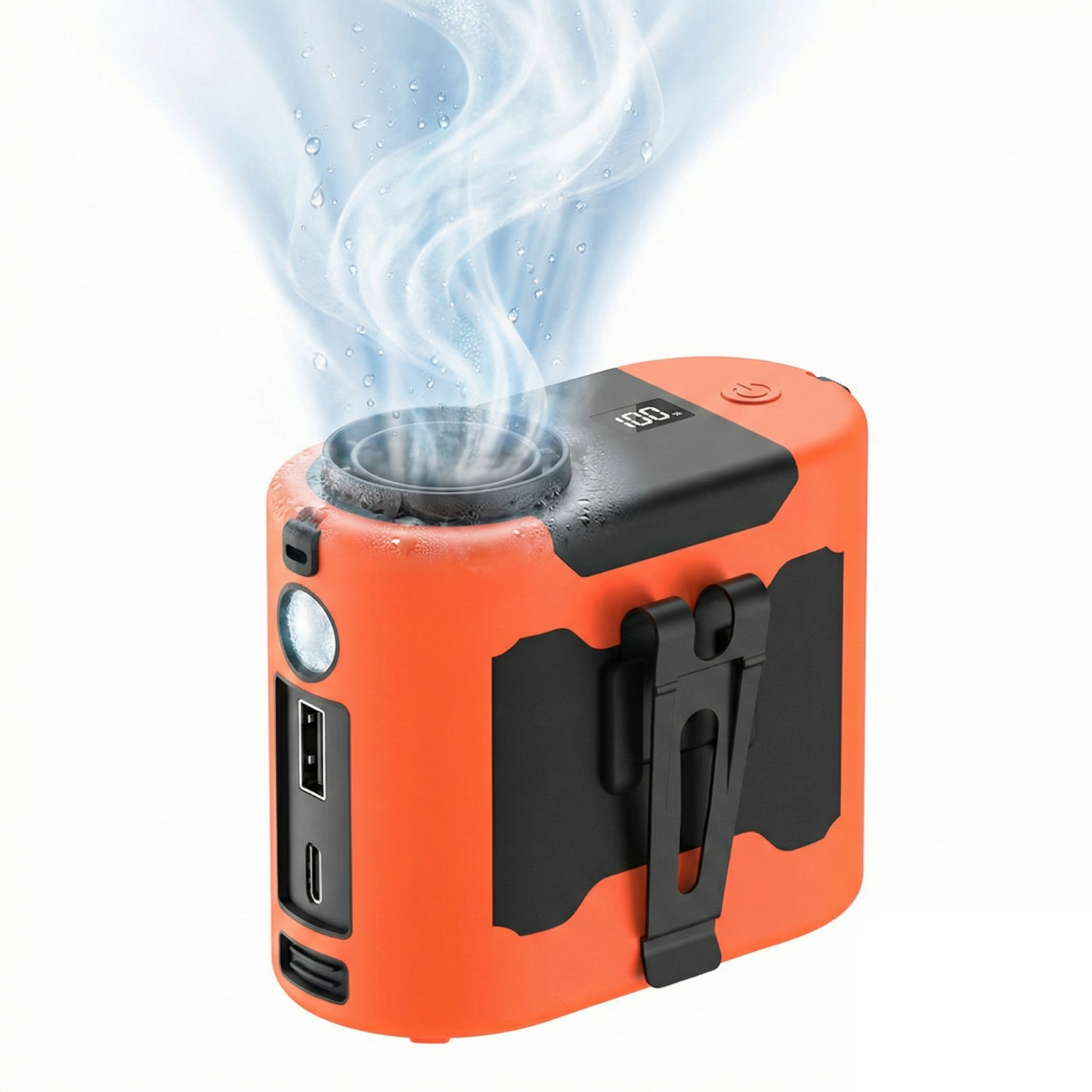 Hands-Free Waist Fan Power Bank with USB Charging 10,000mAh & 20,000mAh Portable Cooling Fan